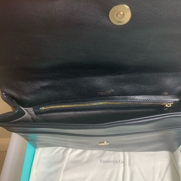 Tiffany & Co. Leather Serena Clutch - Black - Picture 7 of 9